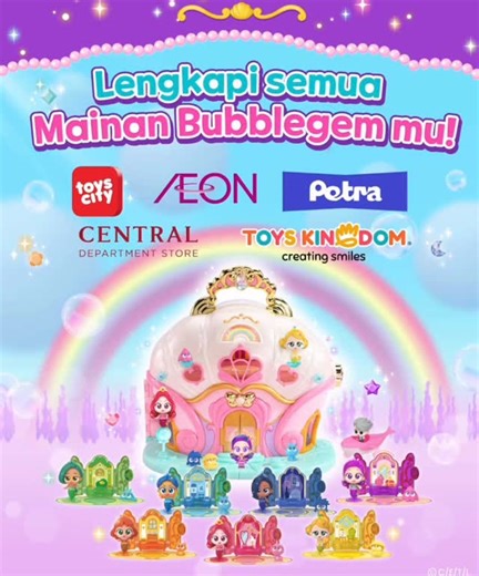 Red ruby on Instagram: "Indonesian Bubbly friends, thank you for waiting so long! The Rainbow Bubblegem toy has finally been released in Indonesia too 🎉💖 Teman-teman penggemar di Indonesia, terima kasih sudah lama menunggu! Mainan Rainbow Bubblegem akhirnya resmi hadir di Indonesia 💖 #viral #babysharksbigshow #justiceforbabysharksbigshow #cool #cool"