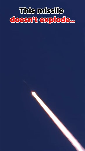 This missile doesn’t explode…