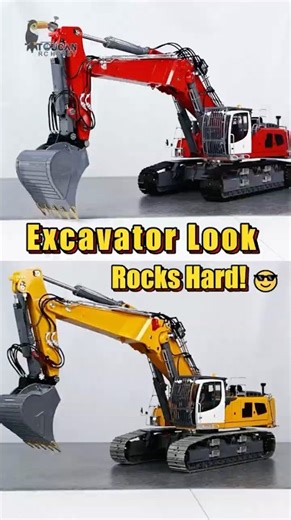1/14 scale LR960 excavator beast is fully hydraulically driven with incredible power!#model #rc