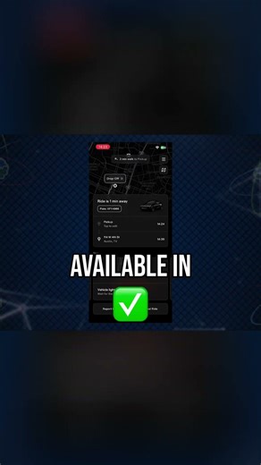 Tesla Robotaxi App Update: Dark Mode & New Features! #shorts