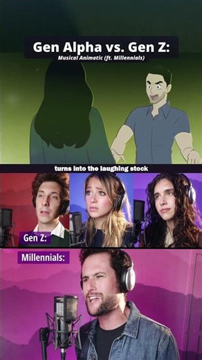 Millennials: "it's time to join us Gen Z" 🤝 | MUSICAL ANIMATIC