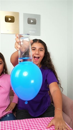 🎈Let's Try Balloon Experiment Magic Trick#kids #science