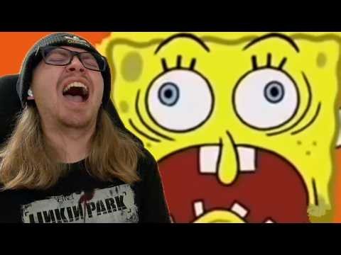 YTP - SpongeBob Fends Off the Creepy Creatures of the Dark REACTION!