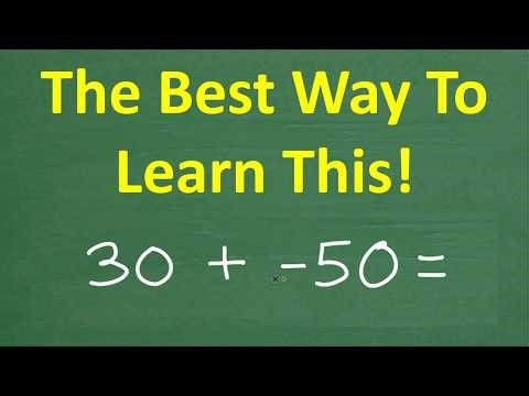 30 + −50 — Simple Math… But Many Get It Wrong!