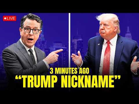 Colbert Said Two Words About Trump — The Audience Stood Before He Finished