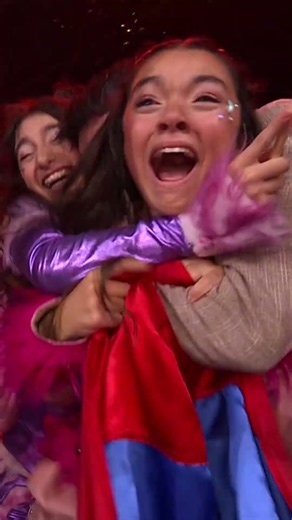 That magaical moment when Naré won #JESC2026 for Armenia ✨ The trophy goes tic-tic-tac to YOU! 👻 🏆
