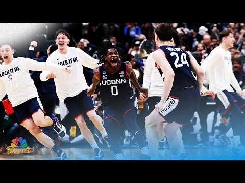 UConn's Braylon Mullins' game-winning shot will live on 'forever' | College Basketball on NBC Sports