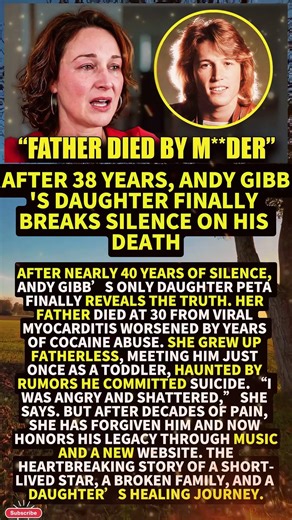 After 38 Years, Andy Gibb's Daughter Finally Breaks Silence on His Death#shorts #viral