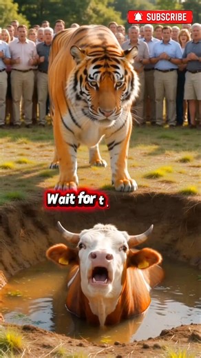 The Most Shocking Tiger Reveal! 🐯🐄 | Mind-Blowing Transformation #shorts #funny