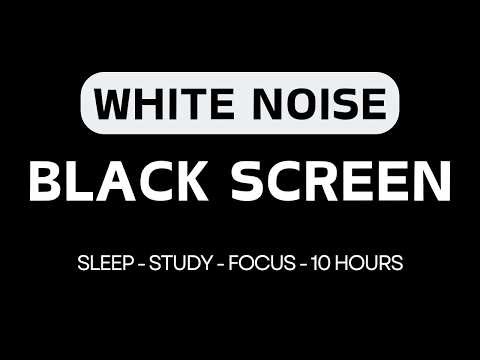 Gentle White Noise for Deep Sleep | Calm Nights & Peaceful Relaxation | 24 Hours Black Screen No Ads