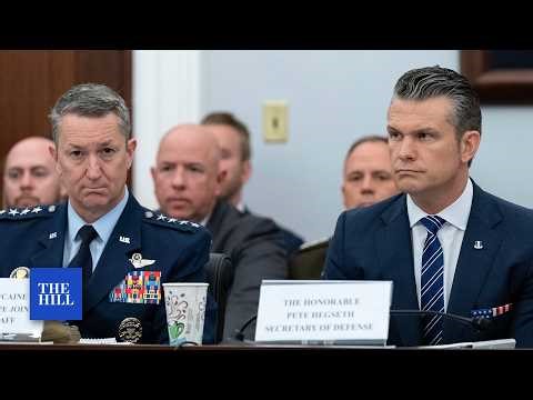 Hegseth, Caine seek to sell $1.5T defense budget amid Iran war