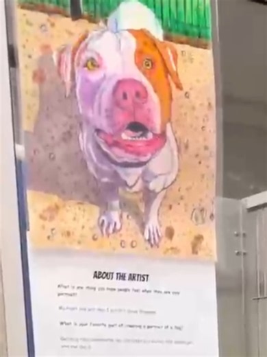 Inmates at the Franklin County Corrections Center in Ohio are using their artistic talents to help shelter pups get adopted. The convicts have drawn portraits of the dogs, and shelters are displaying the artworks on their kennels. The illustrations are so impressive, people stop to take notice. And that helps the previously overlooked pups find new homes. So far, 20 dogs have had their portraits drawn, and 18 have been adopted.
