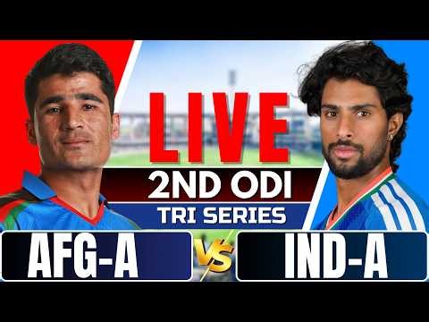 Live: IND-A vs AFG-A | 2nd ODI | India A vs Afghanistan A | Live Score & Commentary