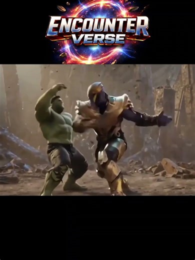 Hulk VS Thanos Fight Scene