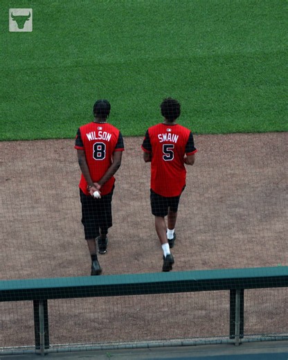 Caleb & Dailyn on first pitch duties 🫡