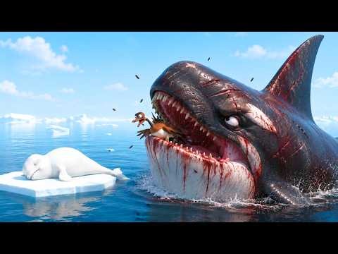 BABY WHALE crosses the OPEN SEA to face the BIGGEST ORCA in the deep and becomes a HERO