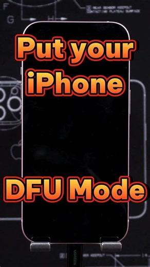 How to Enter DFU Mode on iPhone Step by Step #shorts