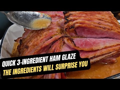 Simple 3-Ingredient Baked Ham with Brown Mustard