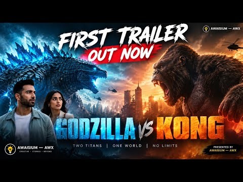 GODZILLA vs KONG | FIRST TRAILER | The Battle Begins🔥|AWAISIUM — AWX #GodzillaVsKong #Godzilla #kong