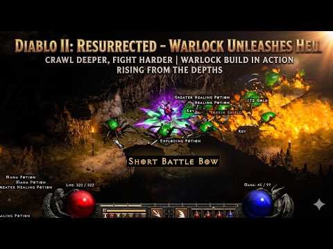 WARLOCK UNLEASHES HELL! - Diablo II: Resurrected Warlock Build Guide & Gameplay