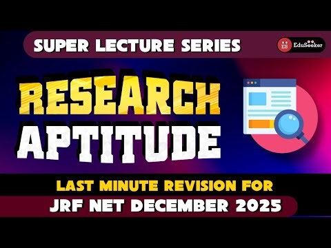 Confused Till Now? This Research Aptitude Lecture Can Save Your JRF Attempt | NET Paper-1