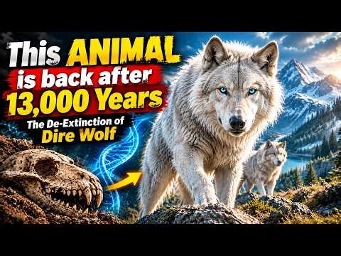 This Animal Is Back After 13,000 Years! 🐺 | The Return of the Dire Wolf | De-Extinction