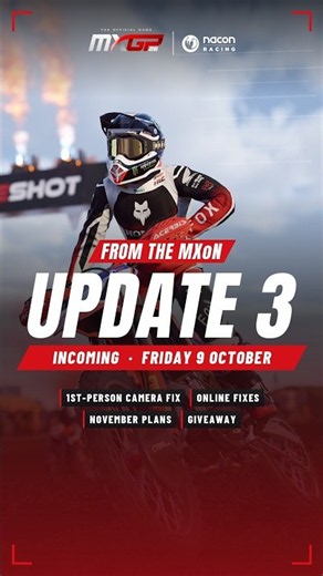 MXGP 26 Update 3: New 1st-Person Camera, Online Fixes & a Giveaway 🏁