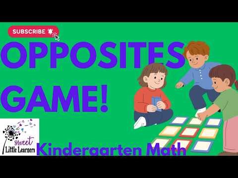 Opposites for Kindergarten Math | Hands-On Lesson + Sorting Game (Big/Small, Hot/Cold, Up/Down)