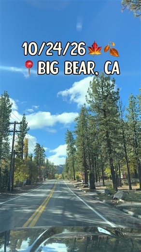 ❄️🏔️ SNOW on Bear Mountain?! Winter is knocking on Big Bear’s door! 🥶🍂 Happy Saturday, October 24, 2026! ☀️ High: 51°F ❄️ Low: 28°F Sunny skies, chilly mountain air, and snow visible up on Bear Mountain! 😍🏔️ Who’s ready for winter in Big Bear? ⛄️🏡 #BigBearLake #BigBearWeather #BigBearCalifornia #MountainLife #YazminGonzalez
