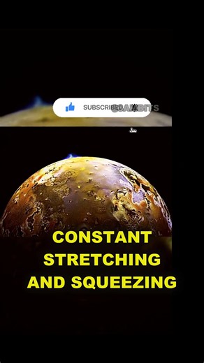 Jupiter Is Literally Squeezing Io Into a Lava World #Shorts #Space