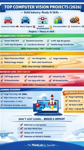 🚀 Top Computer Vision Projects You Must Build in 2026