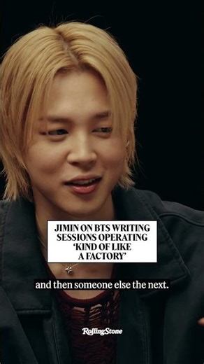 Jimin on BTS Writing Sessions Operating 'Kind of Like a Factory'
