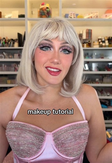 Replying to @thatgirl.lianne behind the scenes of recreating Xtina’s Burlesque makeup! 💎🎀 #makeuptutorial #halloweenmakeup #halloweencostume #burlesque #xtina