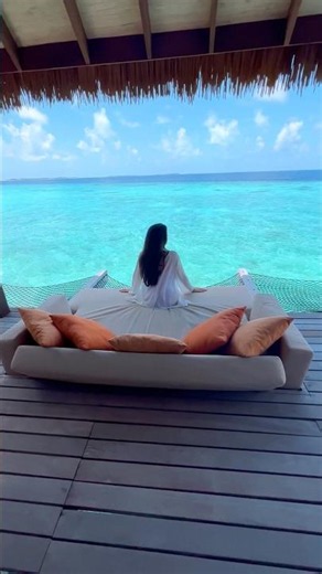 Close your eyes and imagine yourself in this paradise🔆 #travel #maldives