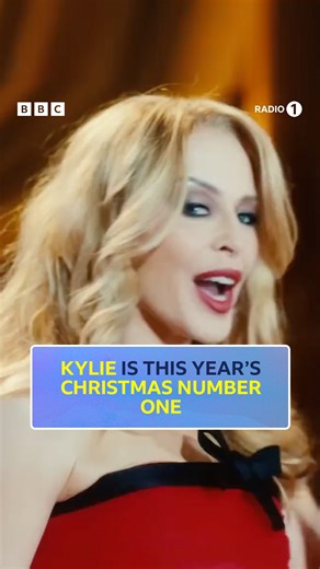 @kylieminogue is this year’s christmas number one with ‘xmas’ 🫶 listen to @jackxsaunders count down the uk’s official christmas number 1 on bbc sounds | BBC Radio 1