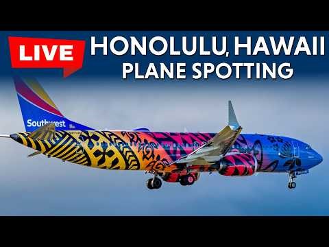 Live Plane Spotting - Honolulu Hawaii - HNL/PHNL 4-30-2026