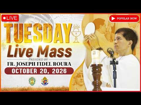 TUESDAY FILIPINO LIVE MASS TODAY ONLINE II OCTOBER 20, 2026 II FR. FIDEL ROURA