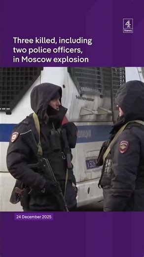 Three killed in Moscow explosion