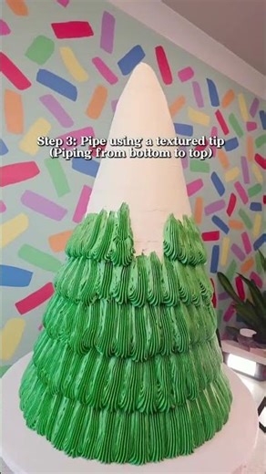 Christmas Tree Cake Tutorial