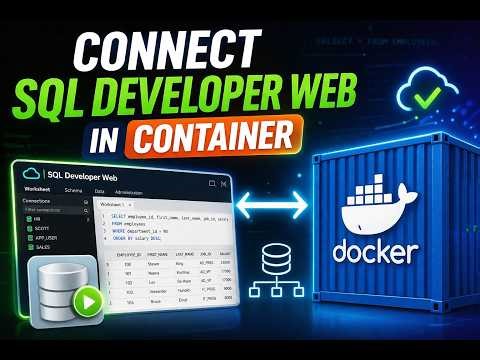Connect Sql Developer web to APEX Docker Container