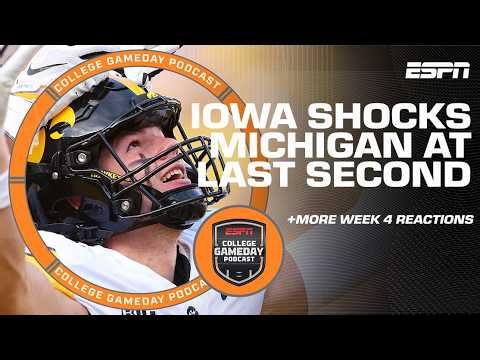 Hawkeyes Hold the Line: Iowa Survives Michigan in a Classic | College GameDay Podcast