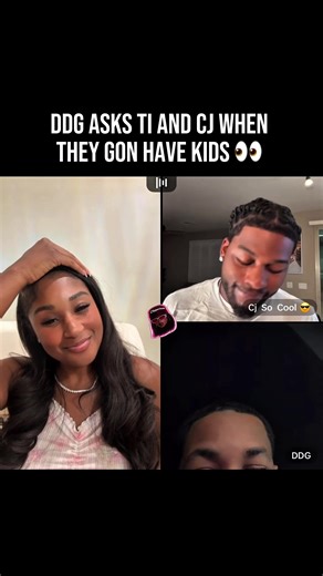 DDG ASKS TI AND CJ SO COOL IF THEY GON HAVE KIDS #titaylor #cjsocool #DDG