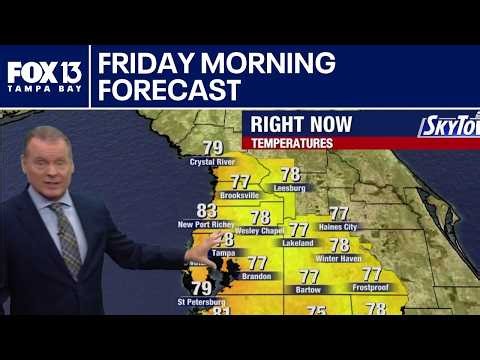 Tampa weather | Friday morning forecast