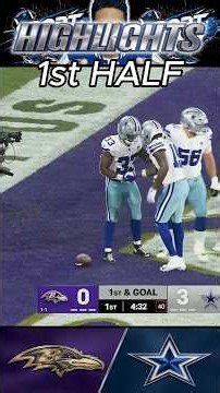 Dallas Cowboys vs Baltimore Ravens 1st HALF Highlights 2026