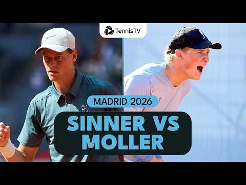Jannik Sinner vs Elmer Moller ⚔️ | Madrid 2026 Highlights