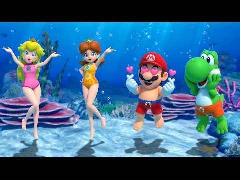 Super Mario Party Jamboree - All free for all minigames ! Peach vs Daisy vs Mario vs Yoshi 4K UHD