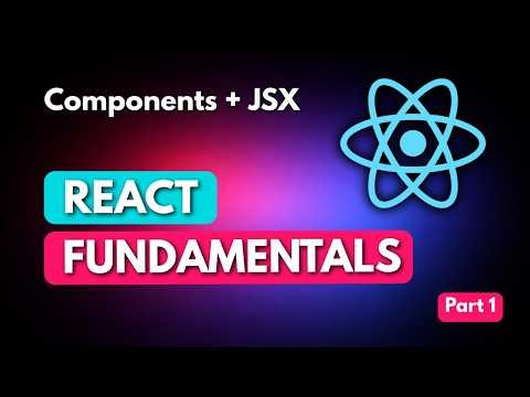 React Components & JSX Explained (Beginner Tutorial) | React Course Ep 1