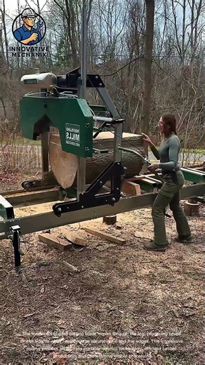 Industrial Sawmill Timber Slab Cutting