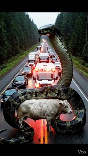 Brave Team Saves Cow from Giant Python! 🐍🐄