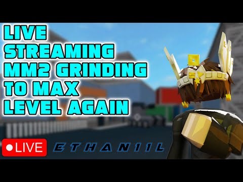 Playing Roblox MM2 Grinding and having fun with viwer in vip